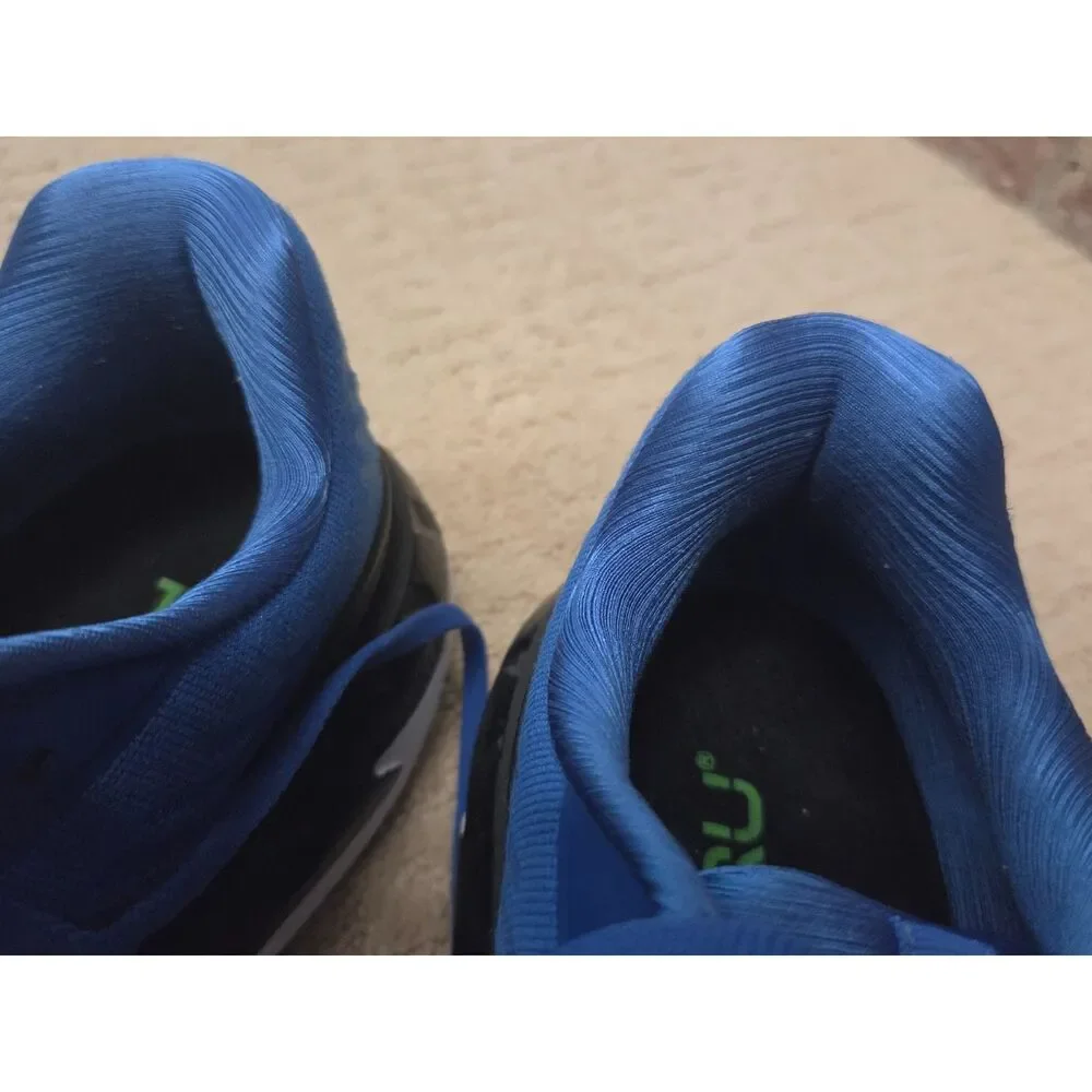 Kuru Triple Max Ion Sneaker Mens Size 12 Azure Blue and Sunny Lime